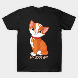 My cool cat tee design birthday gift graphic T-Shirt